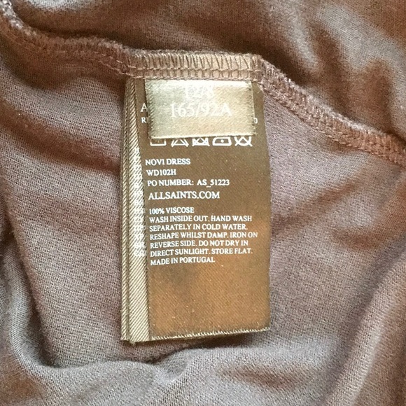 All Saints Novi MIDI Dress - Picture 4 of 5